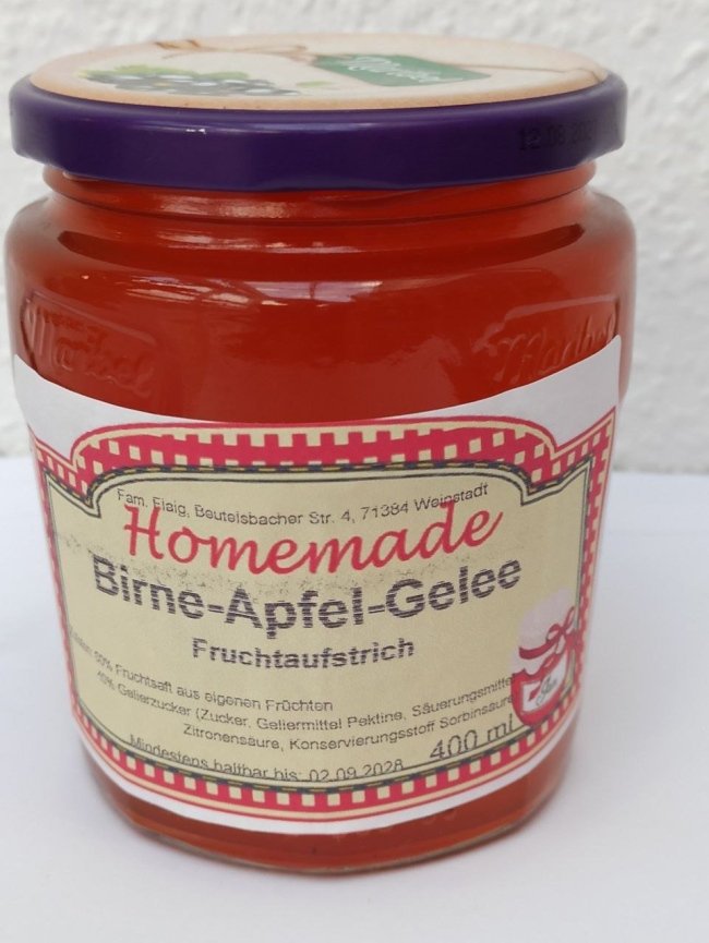 Birne-Apfel-Gelee 400ml