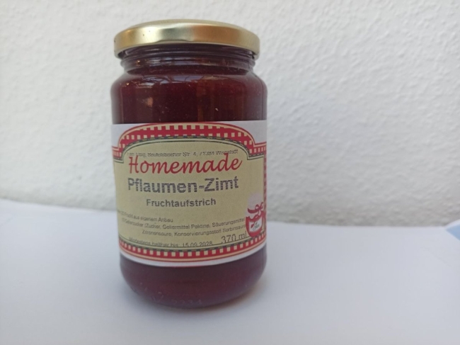 Pflaumen-Zimt Fruchtaufstrich 370 ml