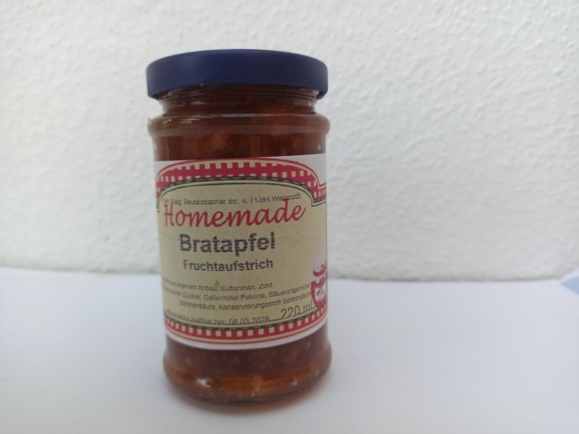 Bratapfel Fruchtaufstrich 220ml